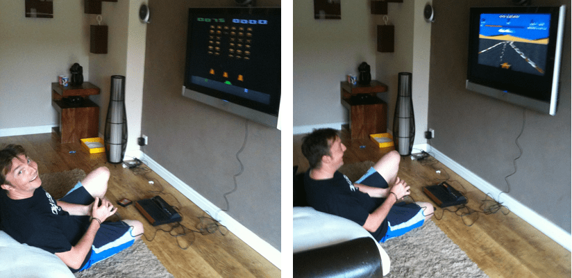 Hello to the Atari 2600, my 40th birthday present from&nbsp;Jason