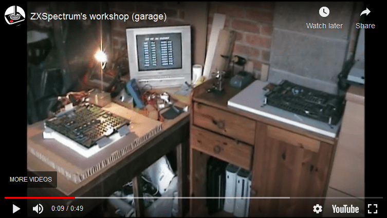 ZXSpectrum16k’s Workshop (garage)