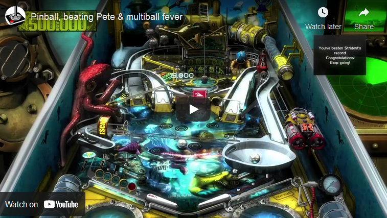 Pinball, beating Pete & multiball&nbsp;fever