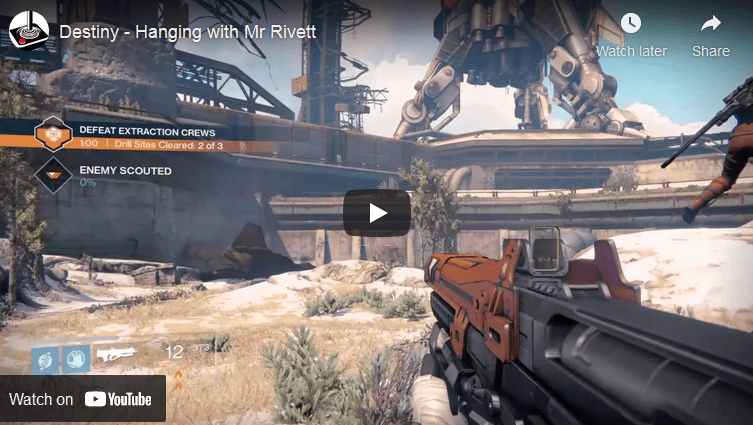 Destiny – Hanging with Mr Rivett