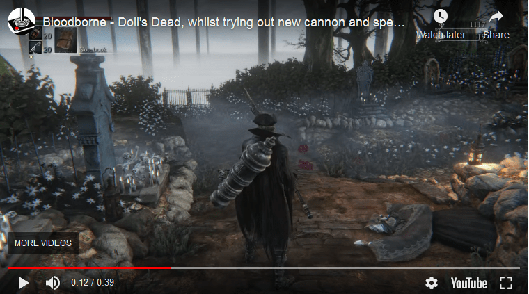 Bloodborne Doll’s Dead, NOOOO