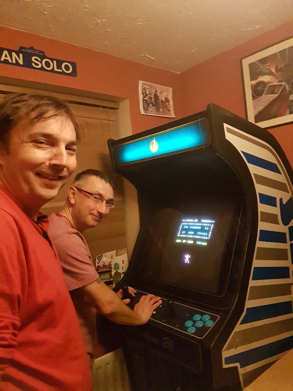 Arcade Cab fun with Wayne, Andrew and&nbsp;Pat