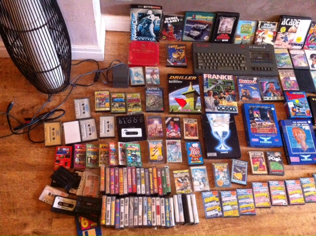 ZXSpectrum +2, and tons of&nbsp;games