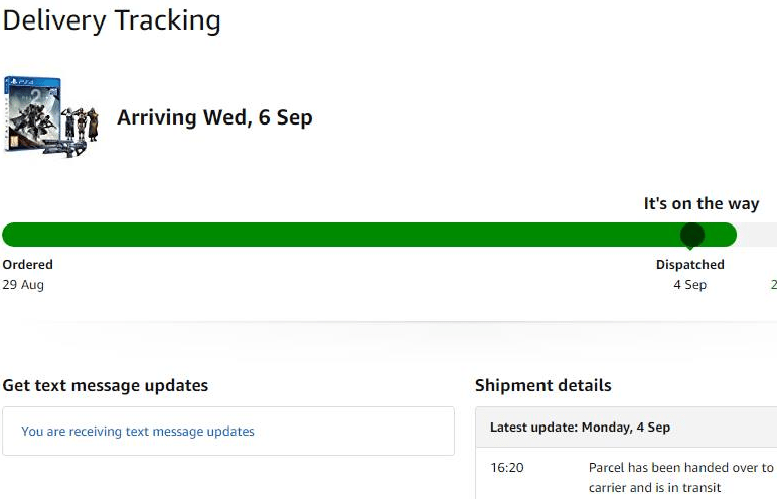 Destiny 2, its&nbsp;dispatched