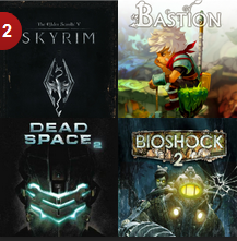 Top games I played&nbsp;2011