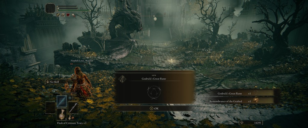 Taken down ‘Godrick the Grafted’&nbsp;boss