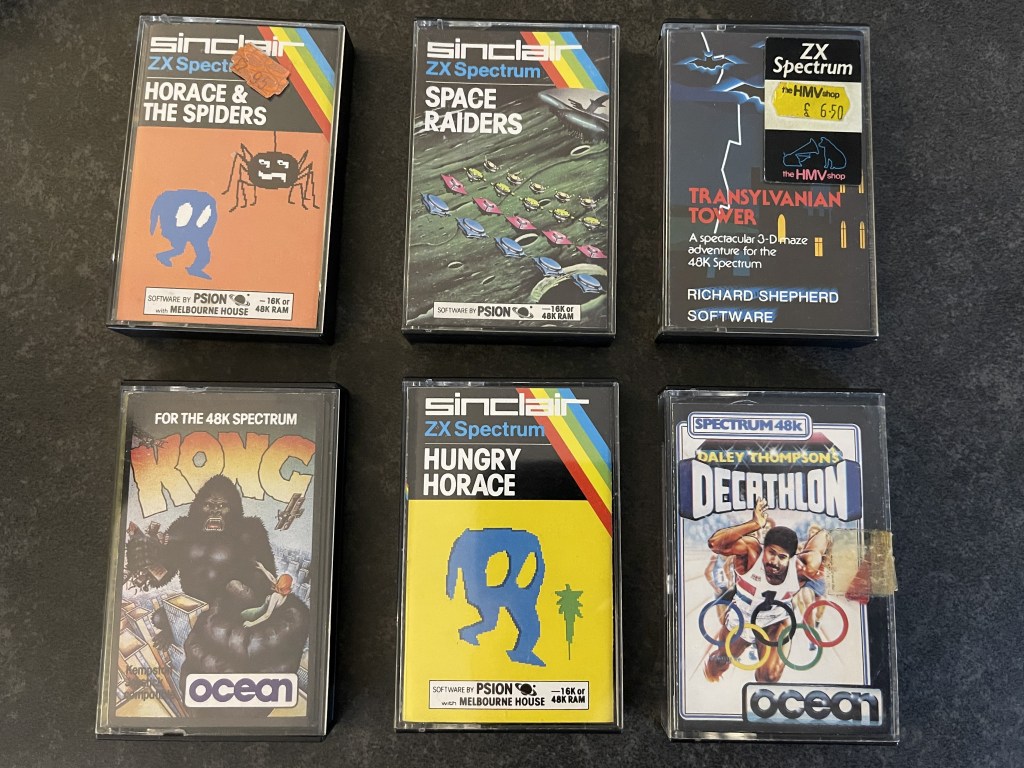 ZX Spectrum, some classic games for the collection. I remember seeing these in the&nbsp;mags.