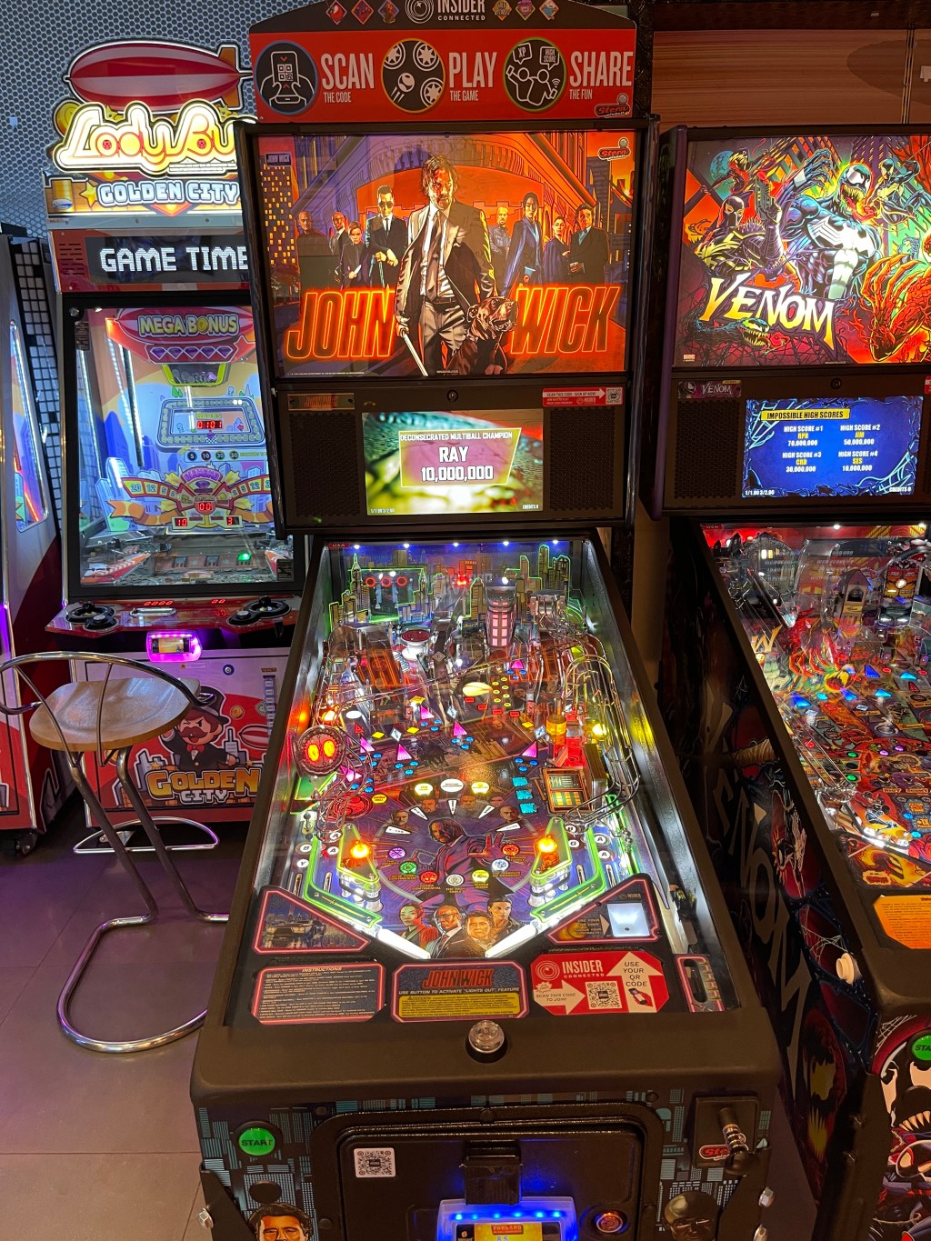 John Wick Pinball Pro Version : My First Experience at Funland in&nbsp;London