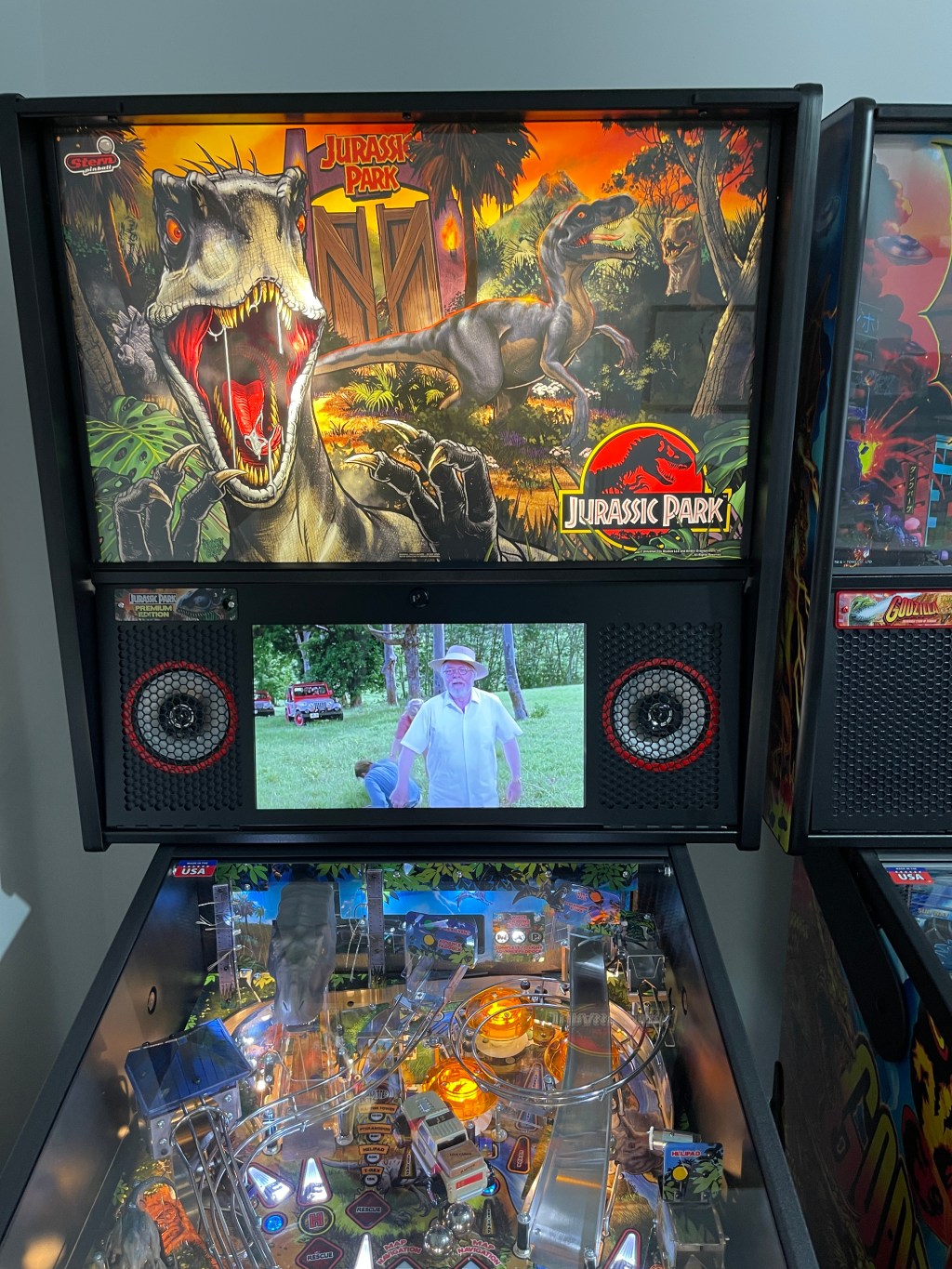 Upgrade with Movie Clips – Stern Jurassic Park Pinball&nbsp;Machine