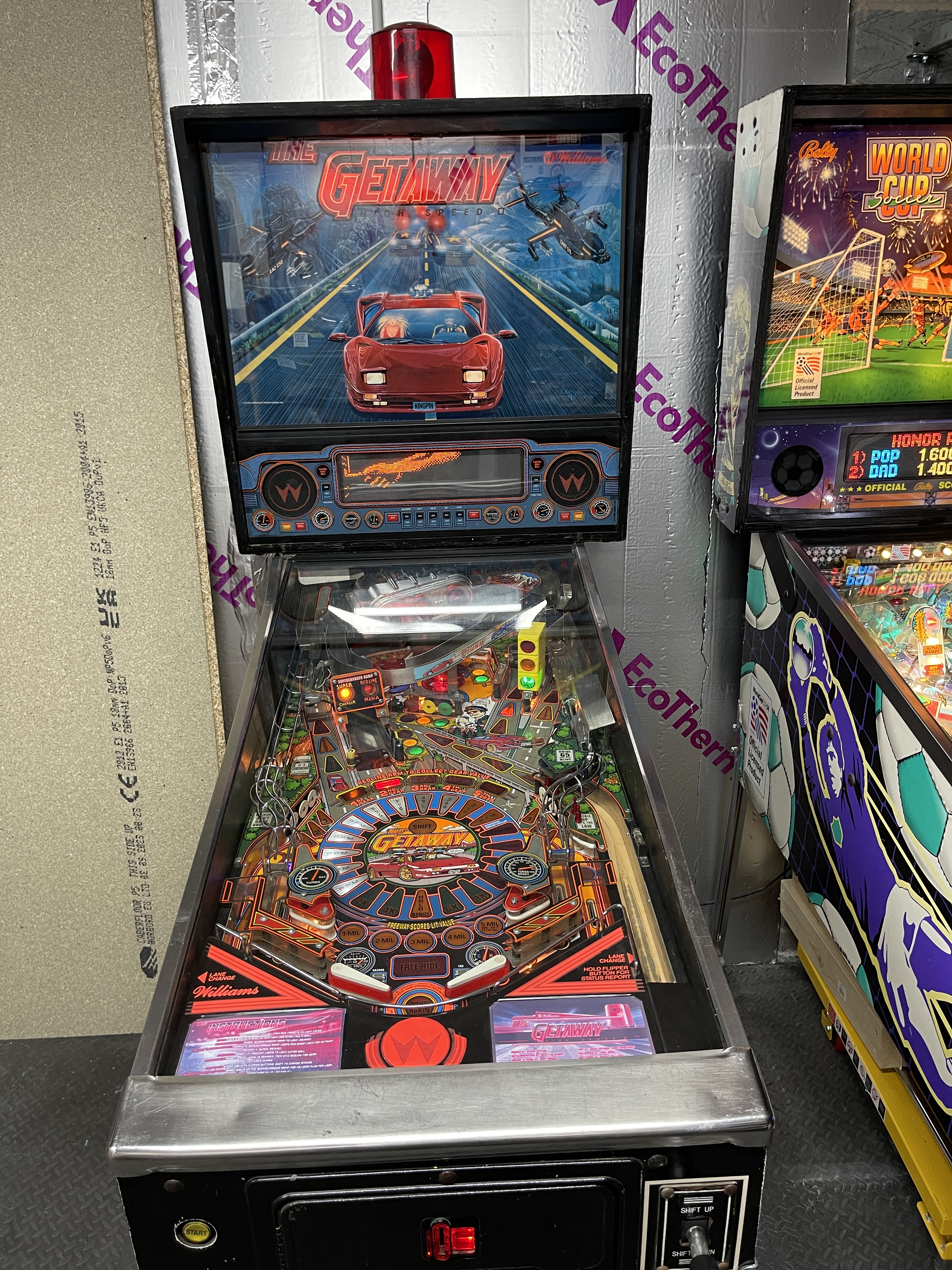 The Getaway: High Speed II pinball machine