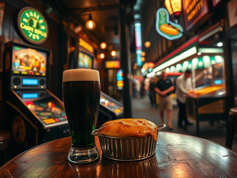 Pinball Adventure Begins: Night One in NYC with Grub, Games &&nbsp;Guinness